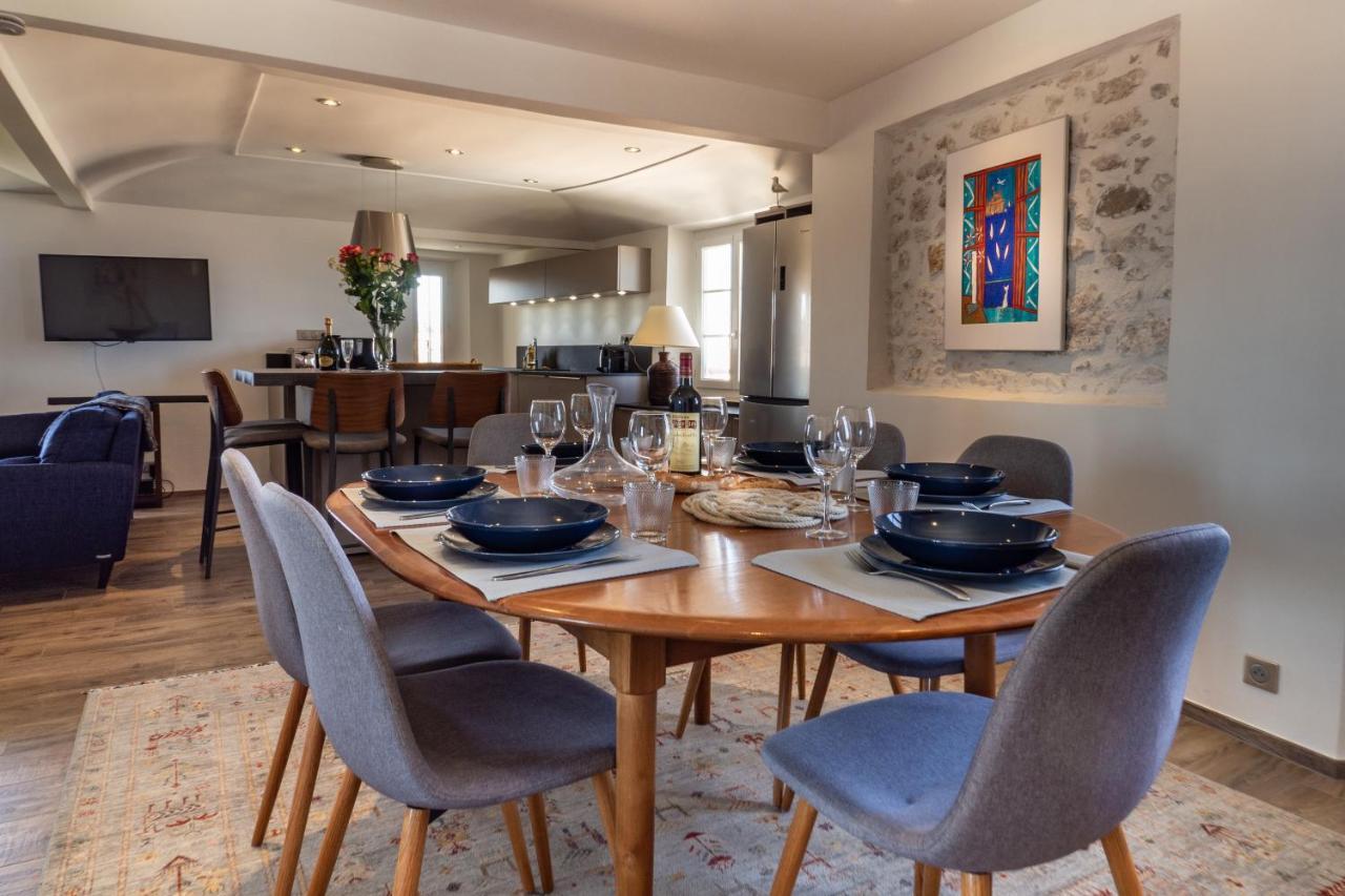 Charmant Appartement Spacieux Pour 6P Vue Mer Vieil Antibes Exterior foto