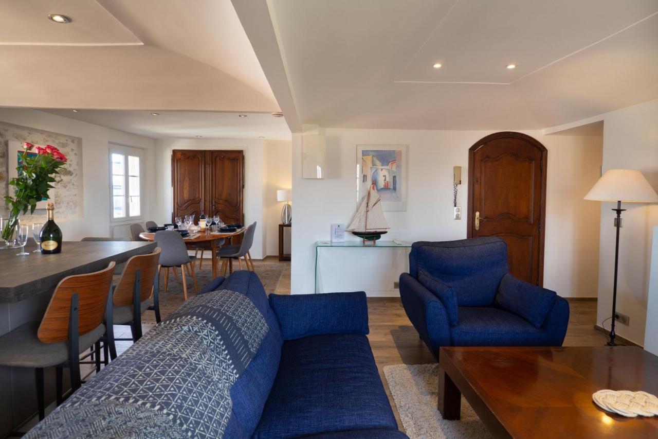 Charmant Appartement Spacieux Pour 6P Vue Mer Vieil Antibes Exterior foto